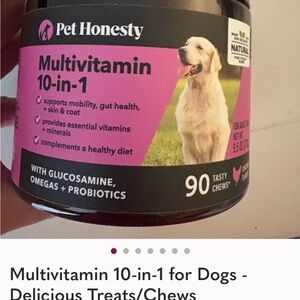 Multivitamin 10-in-1 for Dogs - Black and Pink